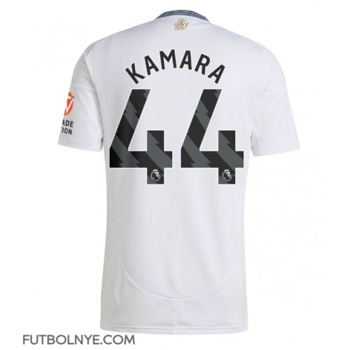 Camiseta Aston Villa Boubacar Kamara #44 Visitante Equipación 2024-25 manga corta